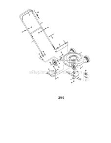 Part Location Diagram of 749-04037 MTD Lower Handle