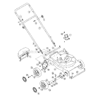 Part Location Diagram of 731-13116-1 MTD Height Adjustment Knob