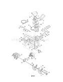 Auger / Housing Diagram and Parts List for  Craftsman Snow Blower