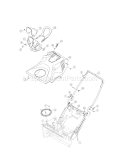 Chute/Handle Diagram and Parts List for  Craftsman Snow Blower