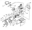 Drive Assembly Diagram and Parts List for  Craftsman Snow Blower