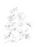 Transmission/Wheels Diagram and Parts List for  Craftsman Snow Blower