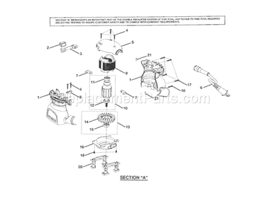 Part Location Diagram of 030155001021 Ryobi Cord Clamp