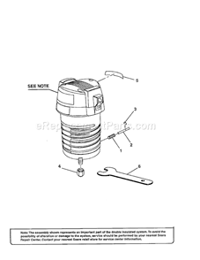 Wrench/Shaft Lock Pin Diagram and Parts List for  Craftsman Router
