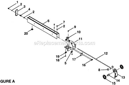 Part Location Diagram of 0121010210 Ryobi Ring Pad