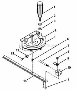 Part Location Diagram of 0121010204 Ryobi Indicator Deck