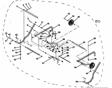 Part Location Diagram of 0182011301 Ryobi FOOT PLUG