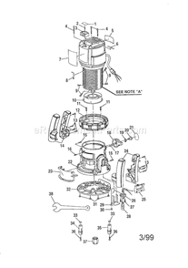 Part Location Diagram of 973671003 Ryobi Actuator Button