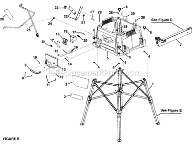 Part Location Diagram of 089037007902 Ryobi Cord Warning Label