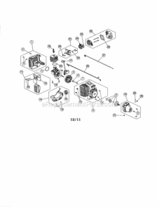 Page A Diagram and Parts List for  Craftsman Trimmer