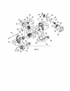 Page A Diagram and Parts List for  Craftsman Trimmer