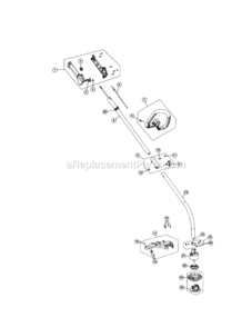 Page B Diagram and Parts List for  Craftsman Trimmer