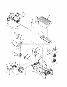 Page C Diagram and Parts List for  Craftsman Planer Jointer