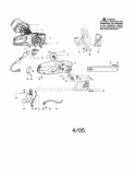 Chainsaw Assembly Diagram and Parts List for  Craftsman Chainsaw