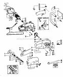 Replacement Parts Diagram and Parts List for  Craftsman Chainsaw
