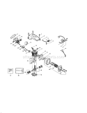 Cylinder And Shield Diagram and Parts List for  Craftsman Chainsaw