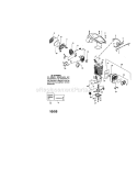 Shield / Cylinder / Crankshaft Diagram and Parts List for  Craftsman Chainsaw