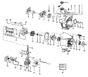 CrankshaftCrankcase Diagram and Parts List for  Craftsman Trimmer