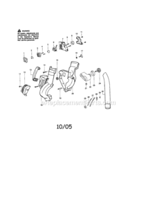 Page A Diagram and Parts List for  Craftsman Leaf Blower / Vacuum