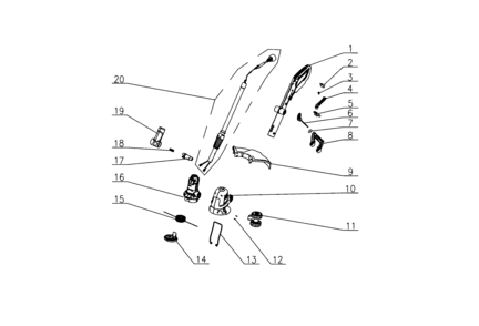 Part Location Diagram of GE50DC.A0.12 Craftsman Button