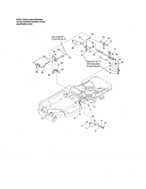 Lift Diagram and Parts List for  Craftsman Engine