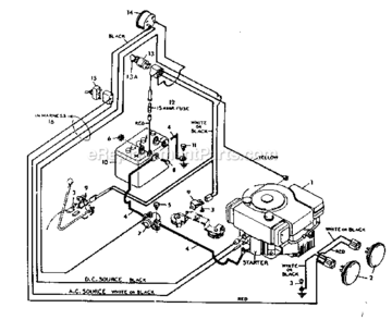Wiring_Diagram Diagram and Parts List for  Craftsman Lawn Tractor