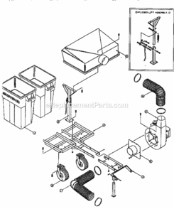 Part Location Diagram of HG-44133 MTD Jam Nut