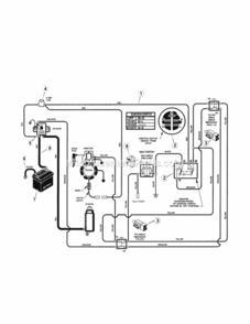 Page G Diagram and Parts List for  Craftsman Lawn Tractor