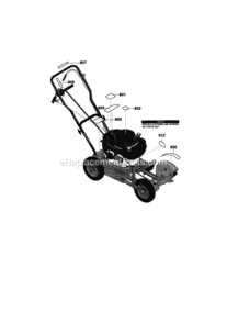 Page D Diagram and Parts List for  Craftsman Edger