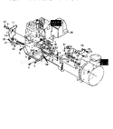 Frame Components Diagram and Parts List for  Craftsman Snow Blower