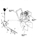 Shift Yoke Diagram and Parts List for  Craftsman Snow Blower
