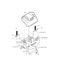 Control Panel Diagram and Parts List for  Craftsman Snow Blower