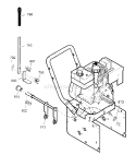 Page J Diagram and Parts List for  Craftsman Snow Blower