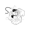 Electric Starter Diagram and Parts List for  Craftsman Snow Blower