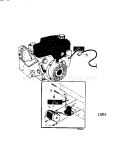 Electric Start Assembly Diagram and Parts List for  Craftsman Snow Blower