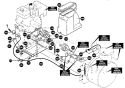 Frame Assebmbly Diagram and Parts List for  Craftsman Snow Blower