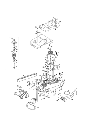 Part Location Diagram of 712-05134 MTD Flange Nut 5/8-18