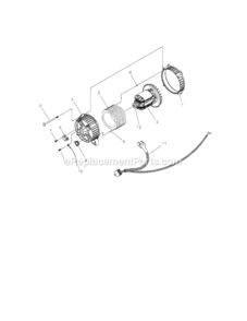 Alternator Diagram and Parts List for  Craftsman Generator