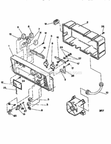 Page A Diagram and Parts List for  Craftsman Generator