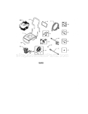 Main Unit Diagram and Parts List for  Craftsman Pressure Washer