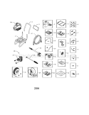 Main Unit Diagram and Parts List for  Craftsman Pressure Washer