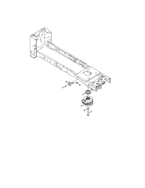 Electric Pto Switch Diagram and Parts List for  Craftsman Lawn Tractor