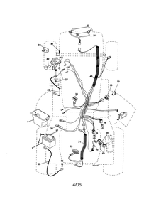 Diagram Diagram and Parts List for Type 0 Craftsman Lawn Tractor