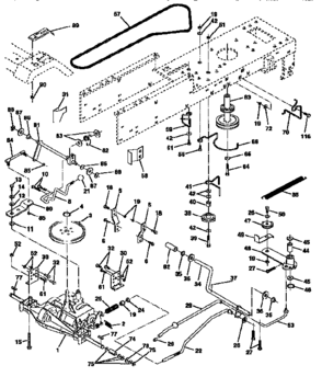 Part Location Diagram of 105706X Craftsman Bearing