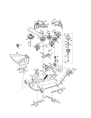 Part Location Diagram of 756-05036 MTD Pulley-spindle 5.