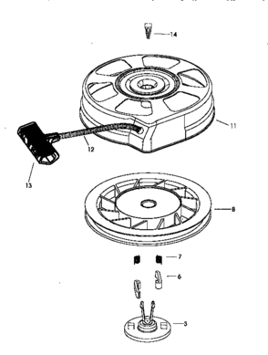 Starter 590739  Div 71/143 Diagram and Parts List for  Craftsman Engine
