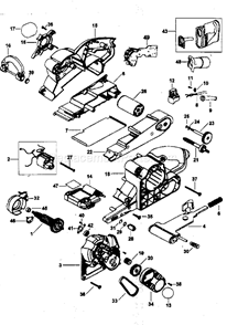 Part Location Diagram of 588562-00 DeWALT Dust Bag Assembly