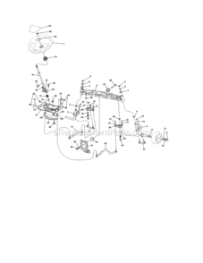 Page E Diagram and Parts List for  Craftsman Lawn Tractor