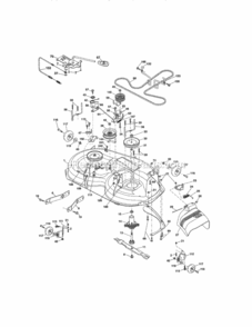 Page G Diagram and Parts List for  Craftsman Lawn Tractor