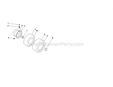 Page J Diagram and Parts List for  Craftsman Lawn Tractor